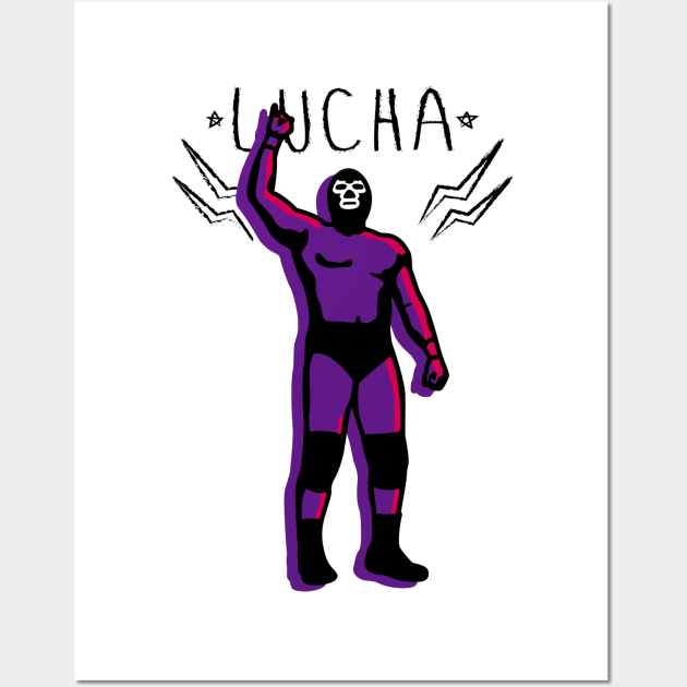 LUCHADOR#27 Wall Art by RK58